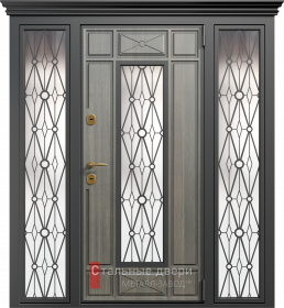 Входные двери МДФ в Пересвете «Двери МДФ со стеклом»